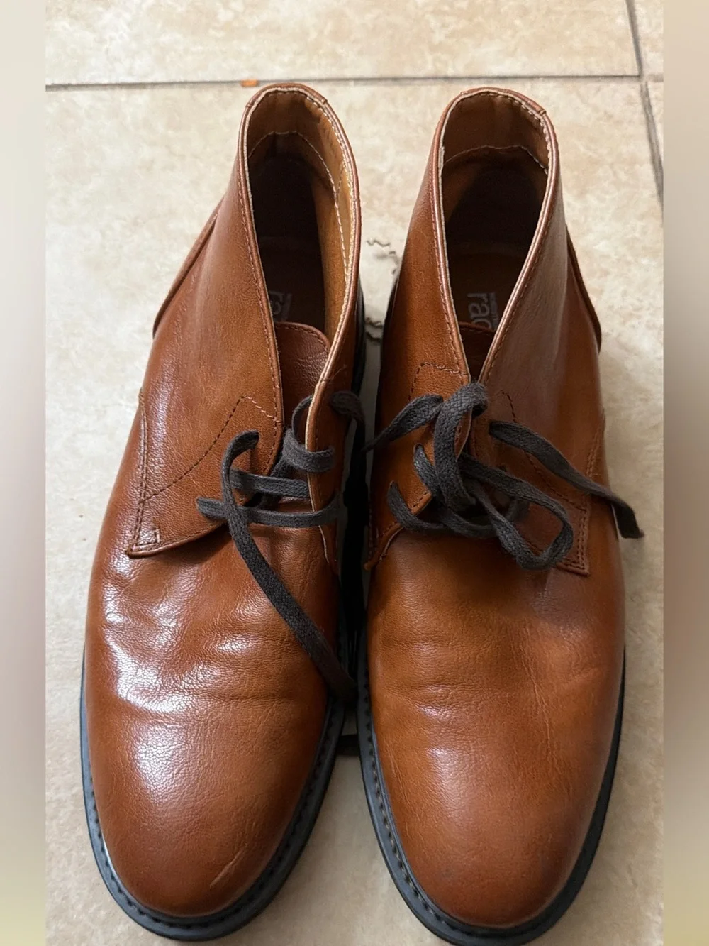 Nordstrom Men's Tan/Brown Leather Chukka Boots